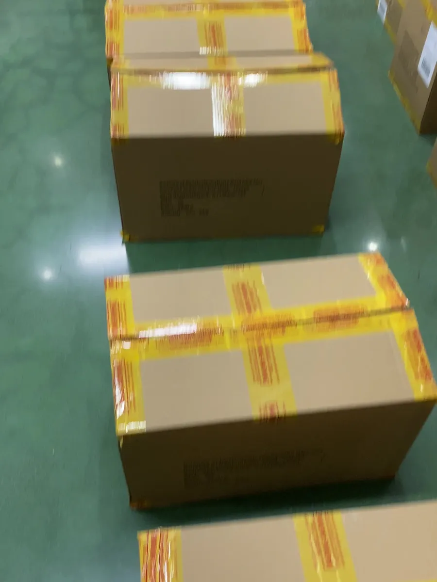 Packed export cartons ready for shipment