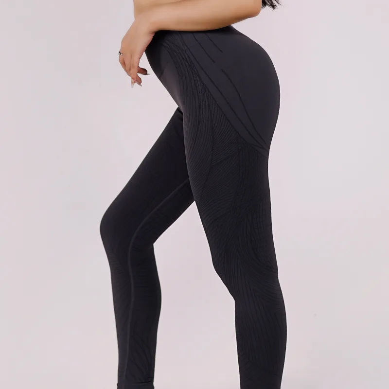 Jacquard-Knit Sculpt Legging